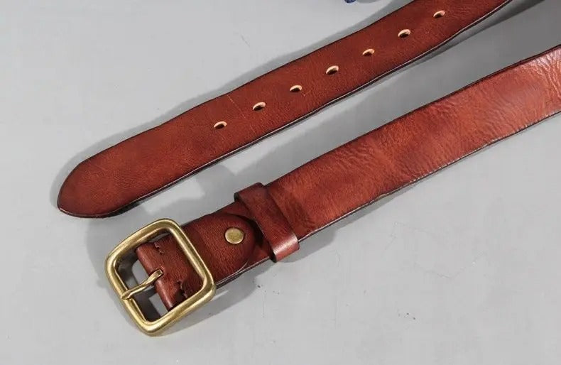 Cinturón Vintage Leather Belt