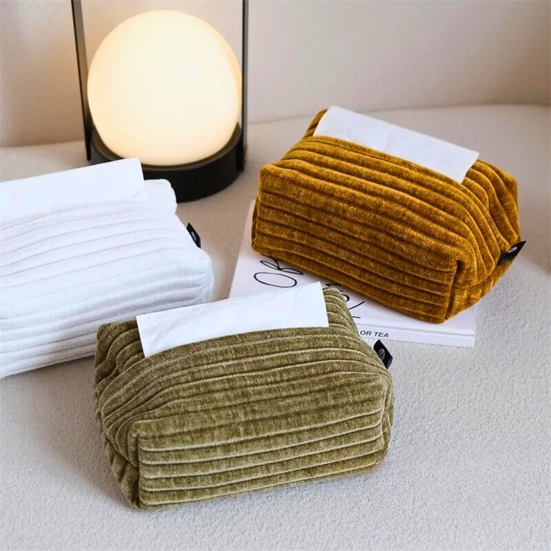 Chelsea Corduroy Tissue Box Cover by JVance®
