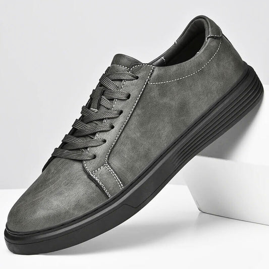 Milanoverdi Hand-Stitched Genuine Italian Leather Sneakers