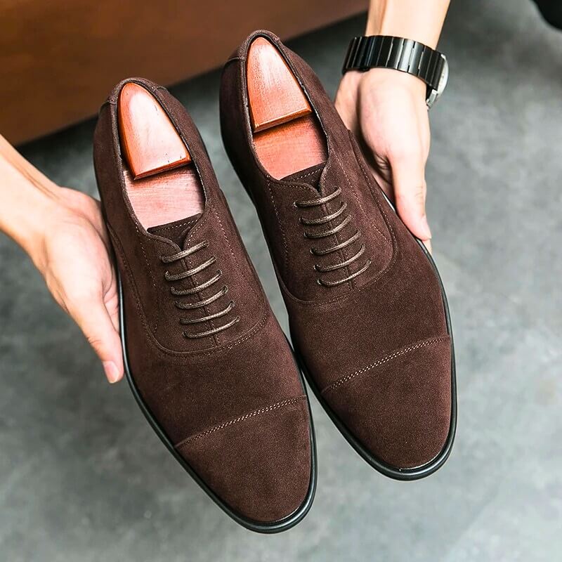 Savile Oxfords: Formal Dress Shoes, Hand-Stitched Genuine Italian Leather – Designed by JesseVance Savile Row