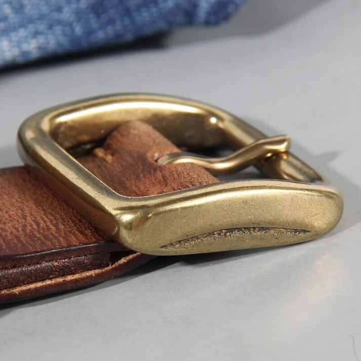 Cinturón Vintage Leather Belt