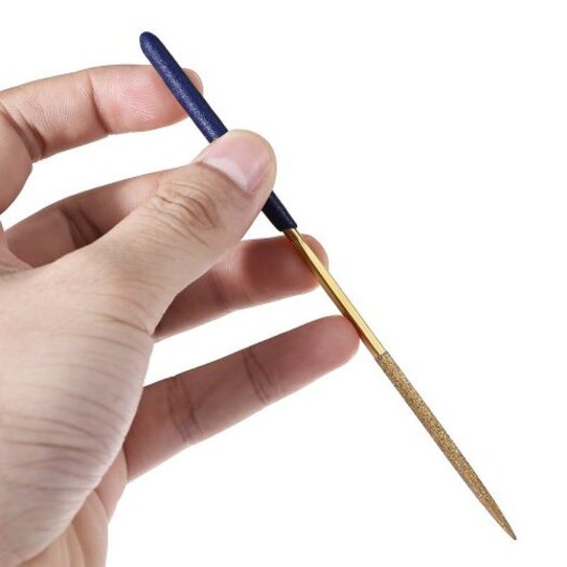 10Pcs Gliding Diamond File Hand Tools Blue