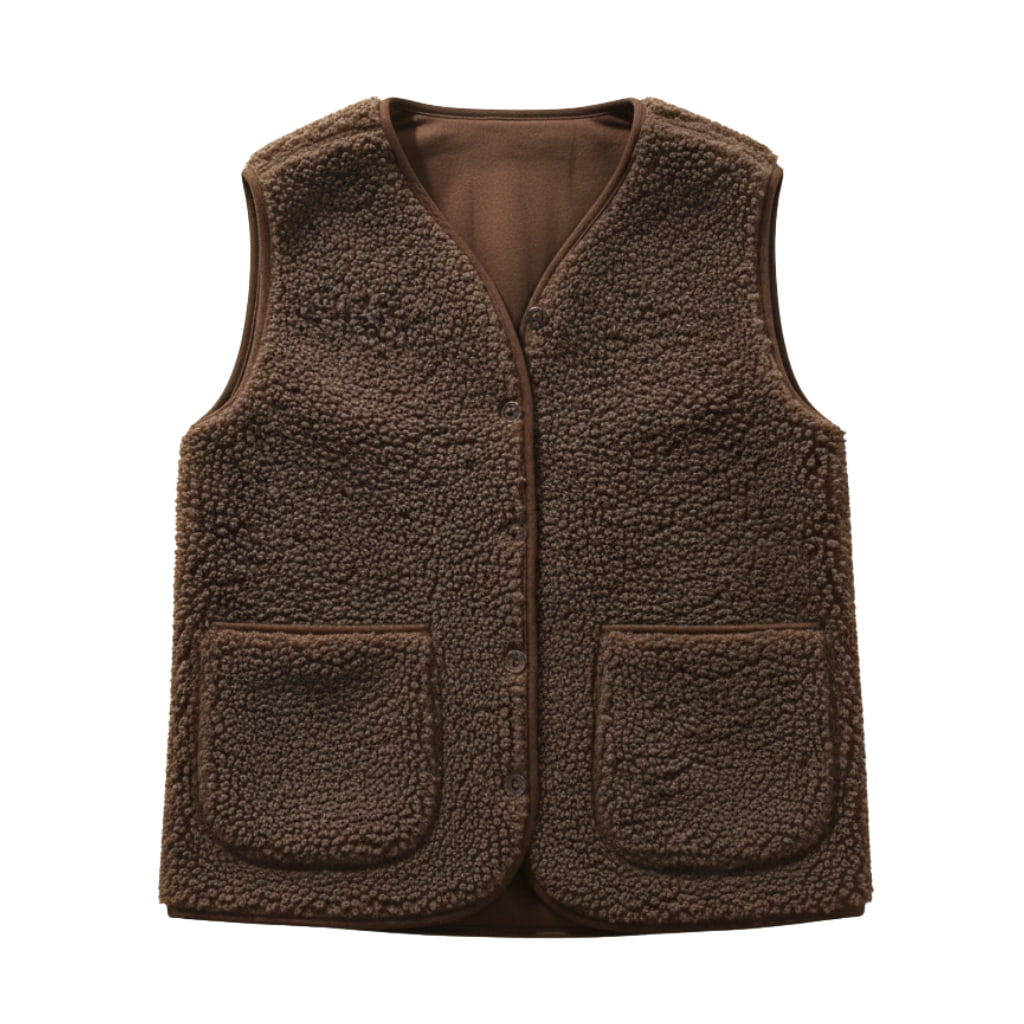 Ella | Women Spring casual Warm Sherpa Vest