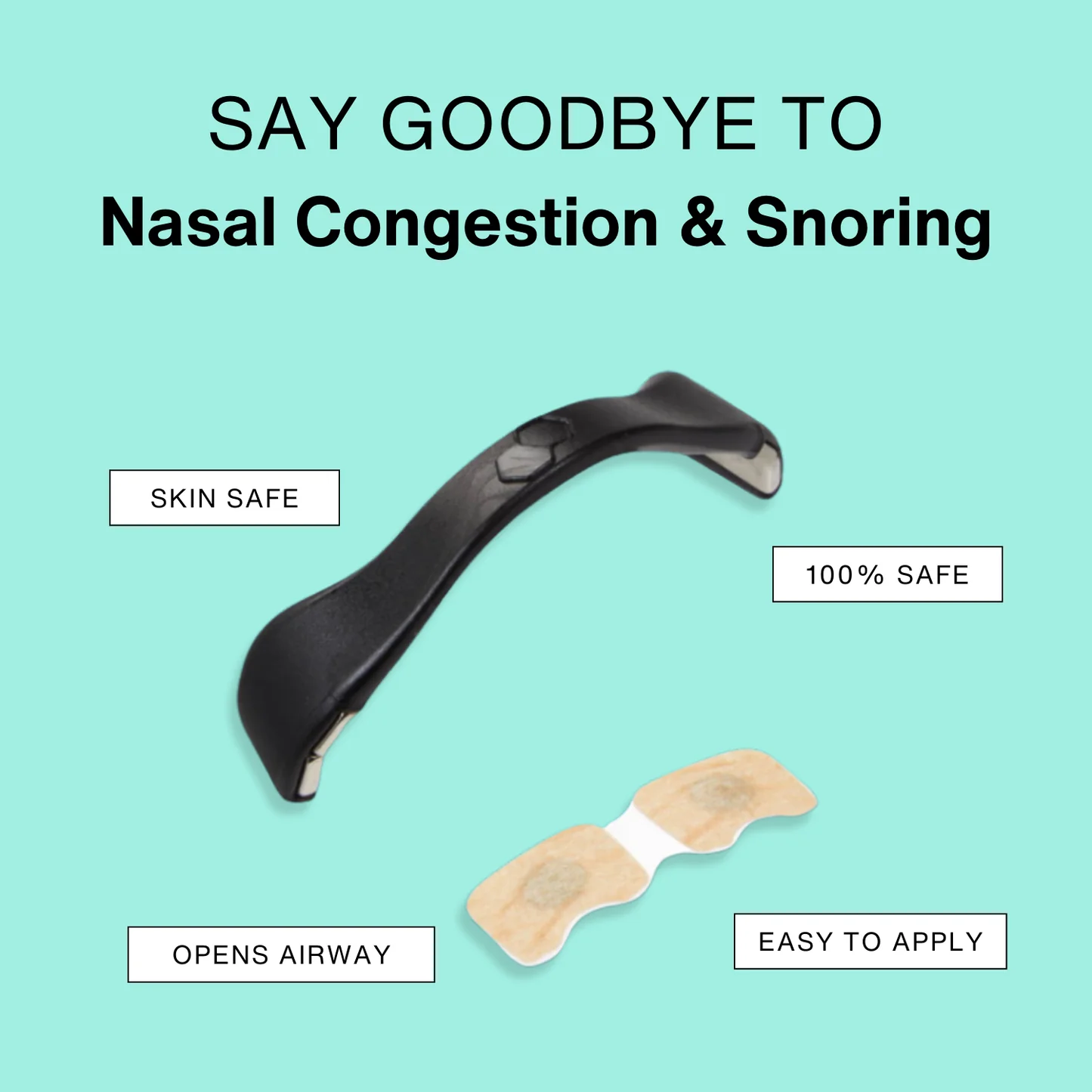 BreatheBetter Magnetic Nasal Strips