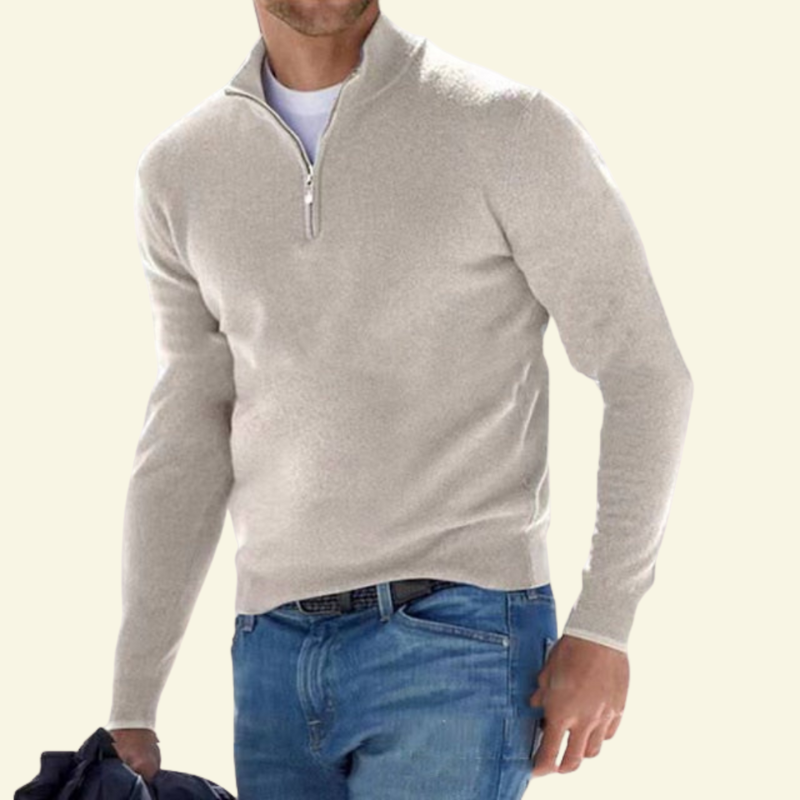 Marceau – Herrenpullover aus Wollmischung mit Klassischem Schnitt