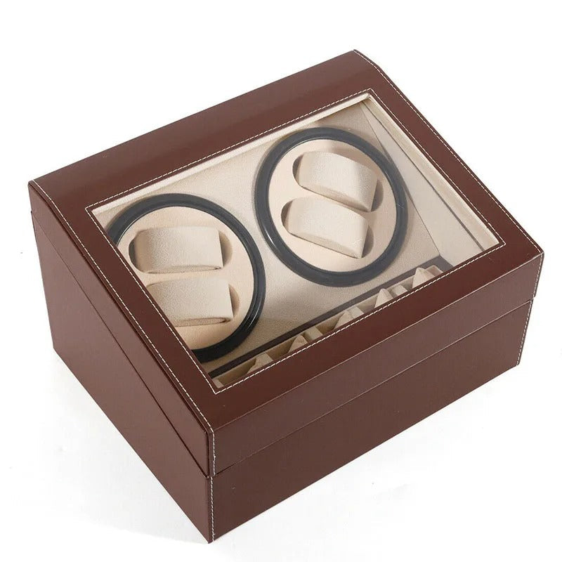 FörvarBillon® Quad - The Only Watch Winder with Ultra Silent (<5dB) Bi-Directional Japanese Motors | Designed by JesseVance Milan