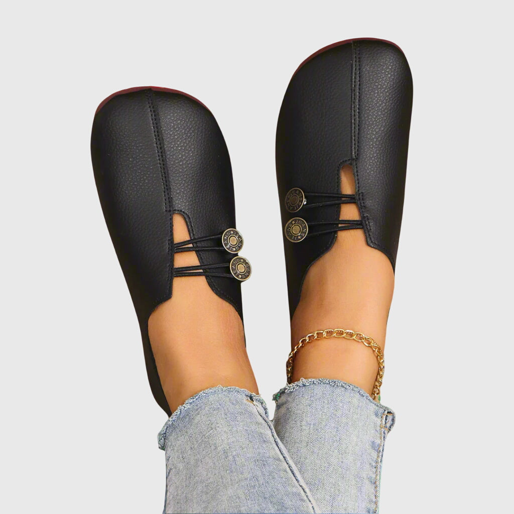 Evelyn | Women Spring casual Slip-On Button flats