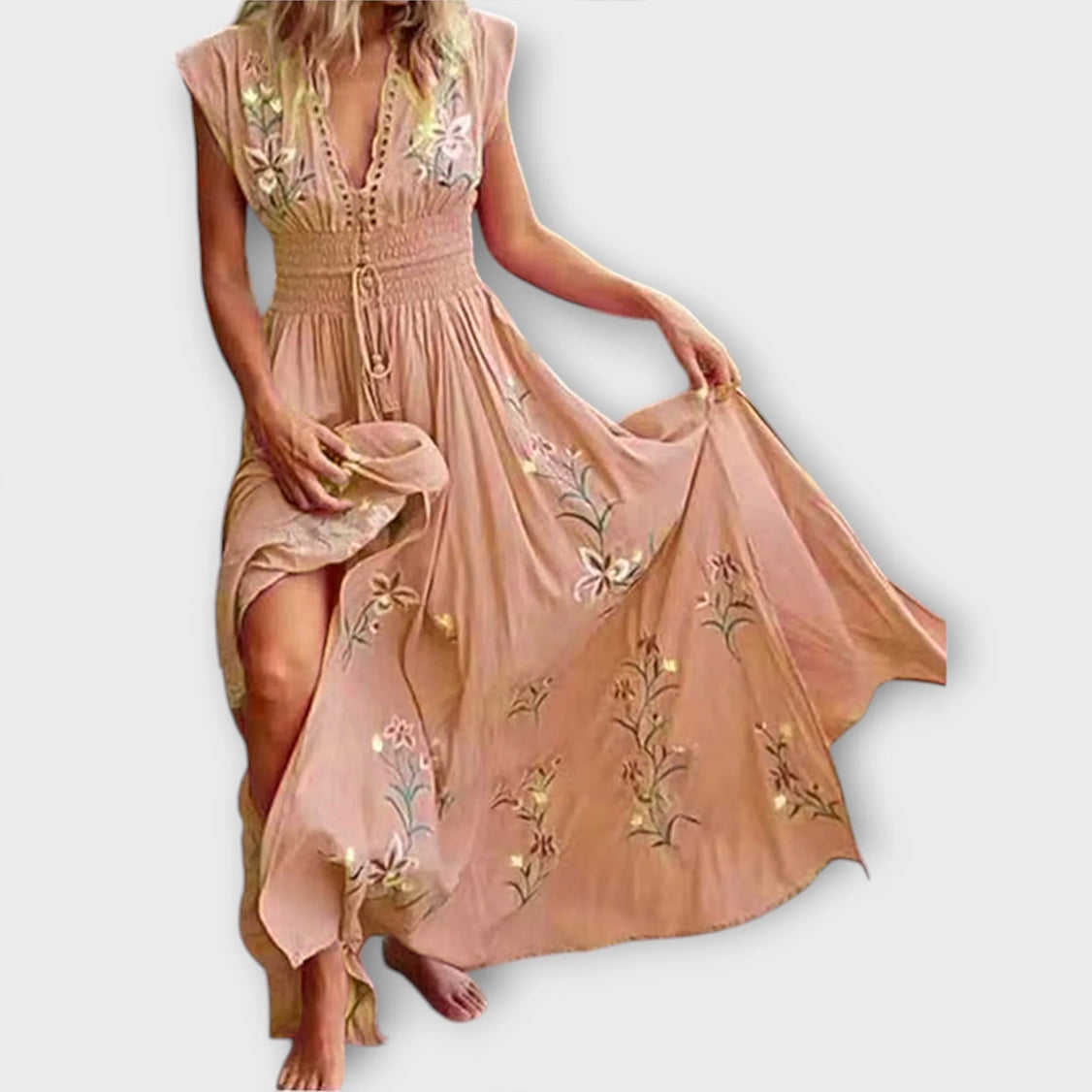 Felizia – Boho Dress with Enchanting Embroidery