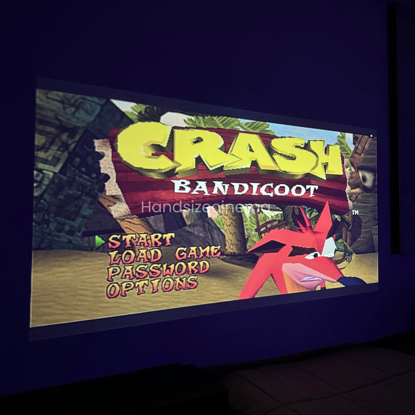 4K Smart Projector + FREE Game Stick Projector Screen