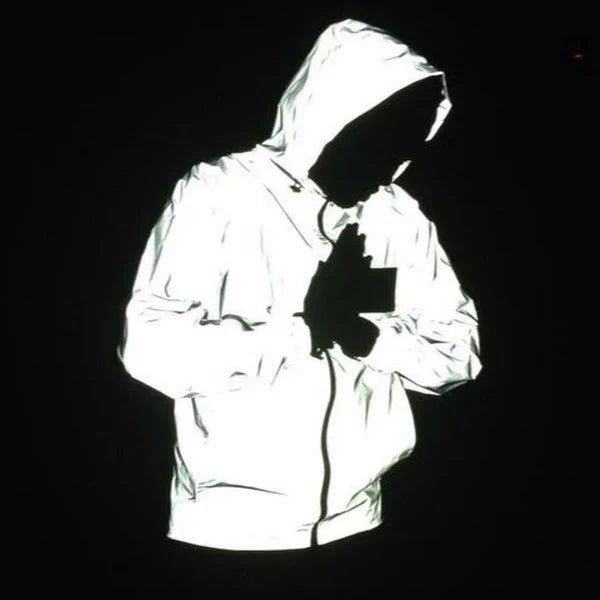 Men’s Windbreaker Jacket – Reflective – Waterproof