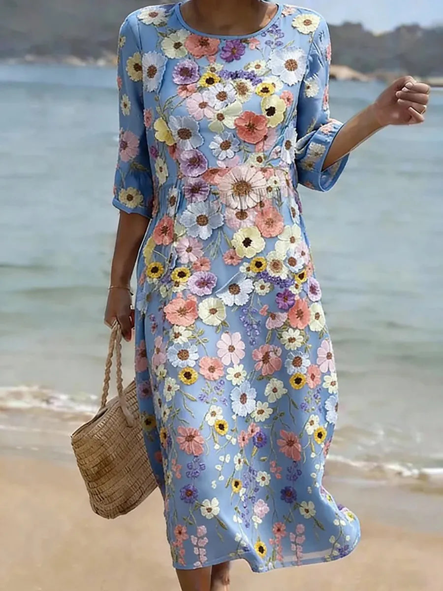 Melissa - Elegant Floral Dress