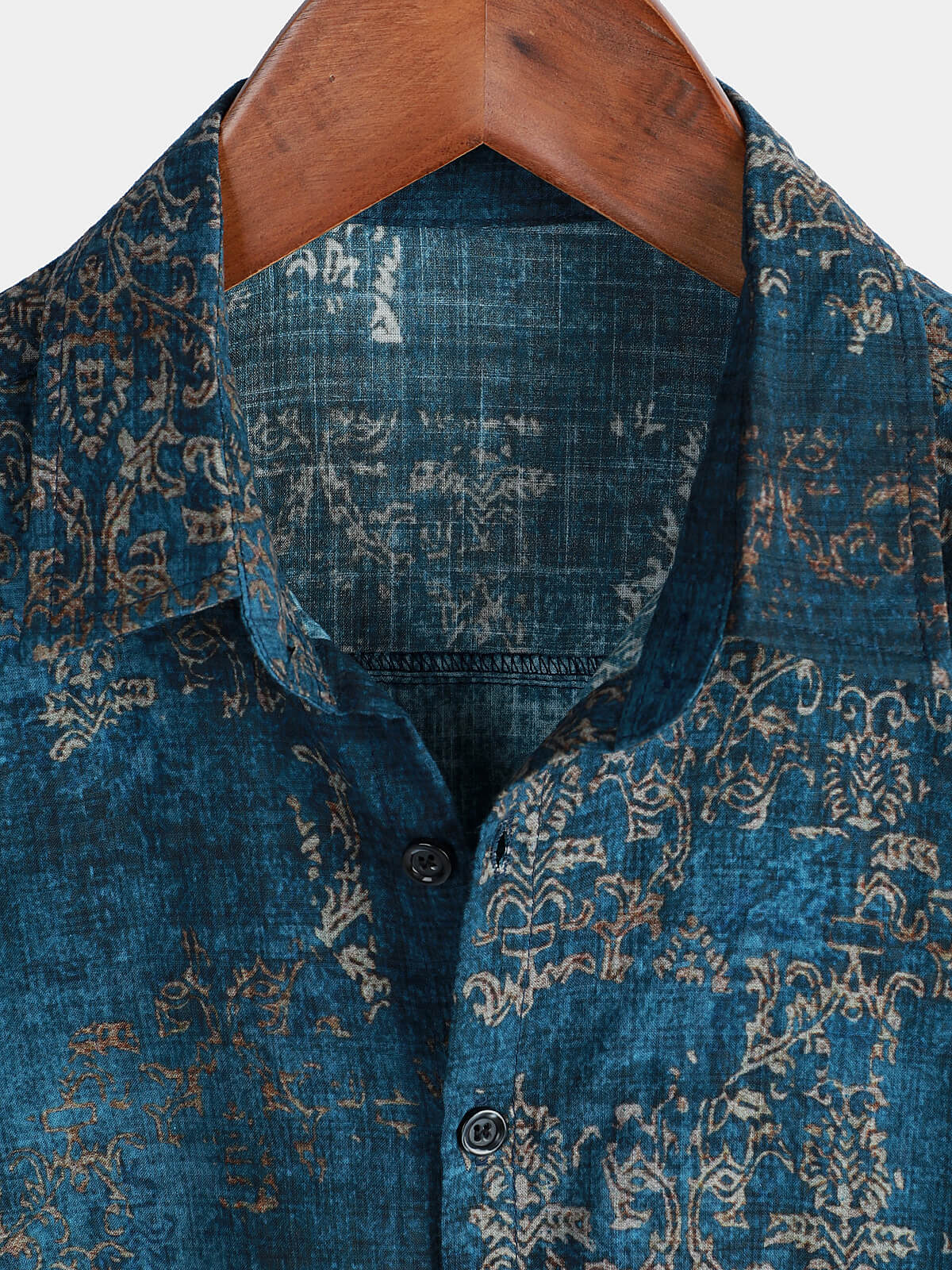 Zomerhemd Met Korte Mouwen - Blauw