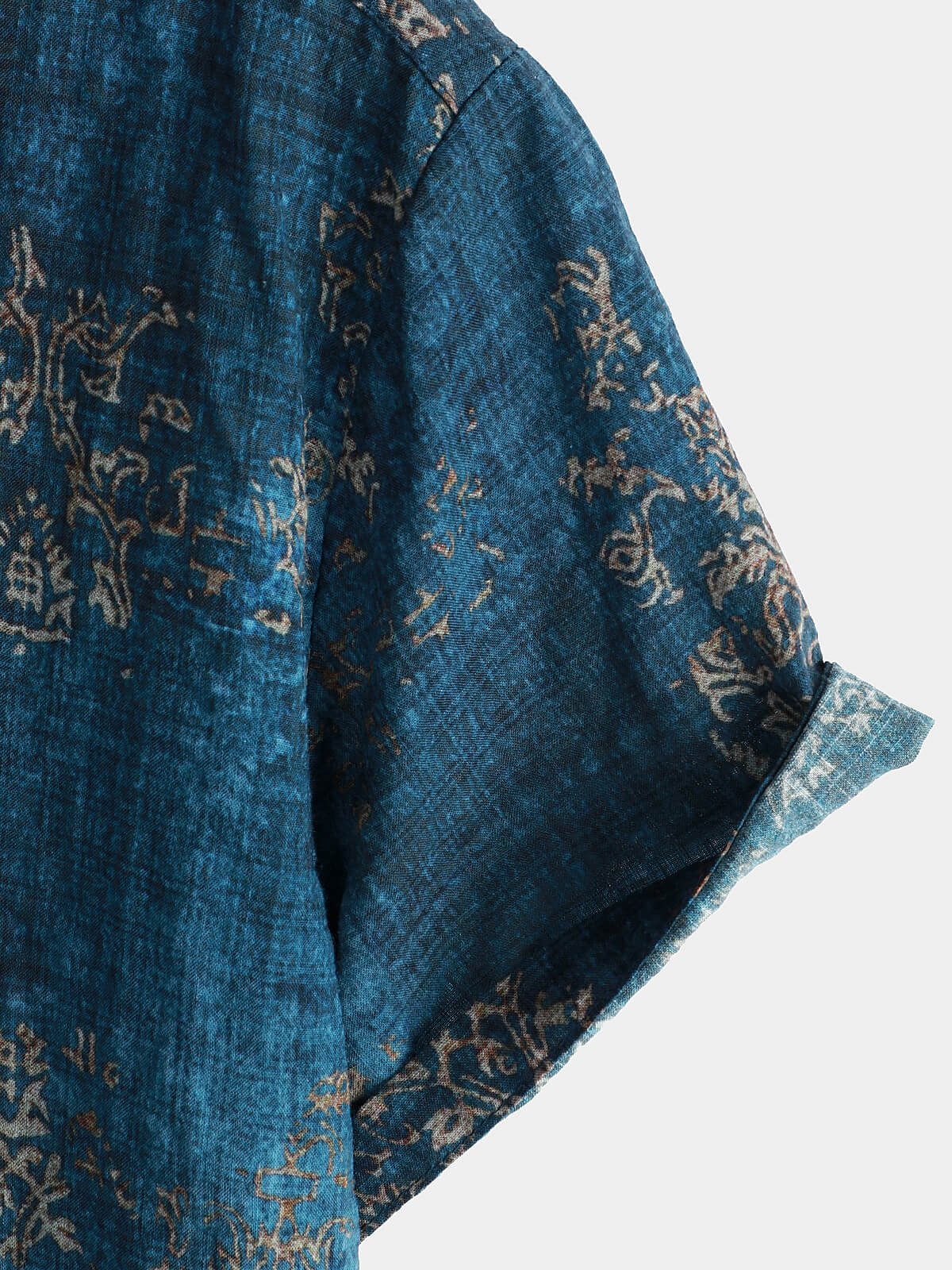 Zomerhemd Met Korte Mouwen - Blauw