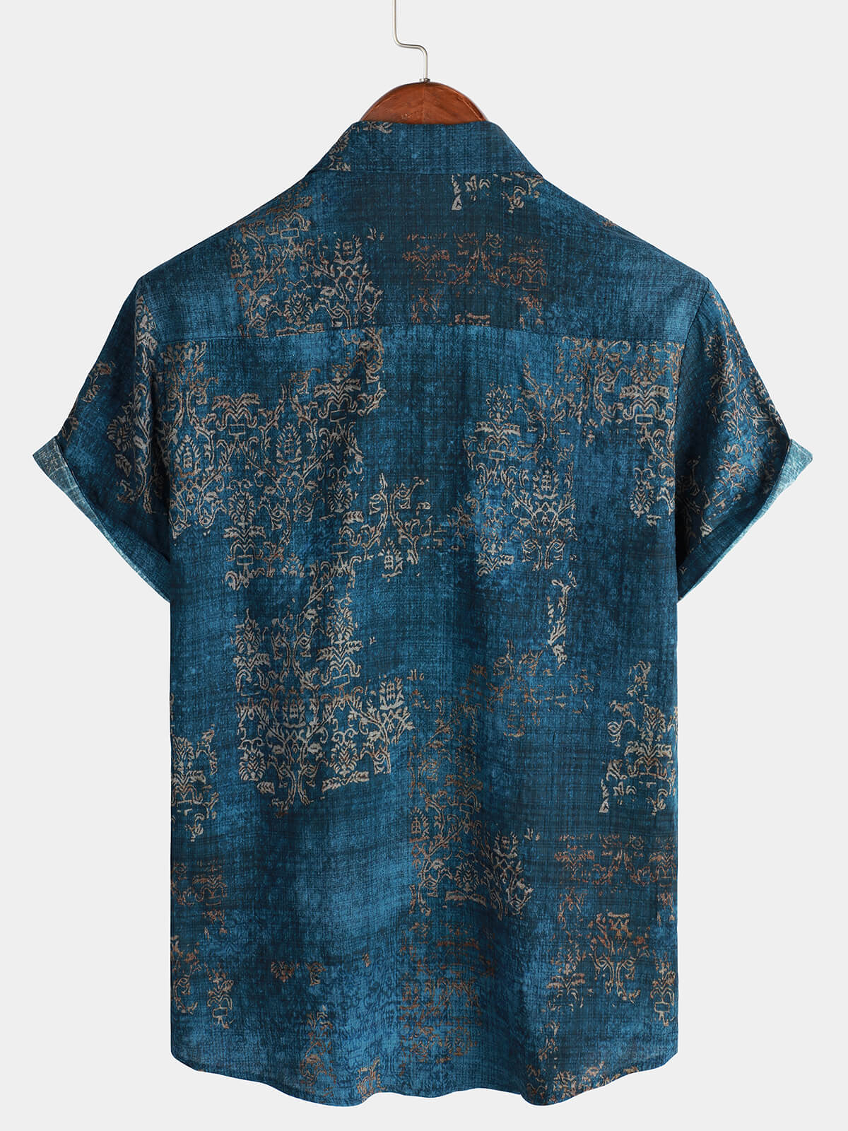 Zomerhemd Met Korte Mouwen - Blauw