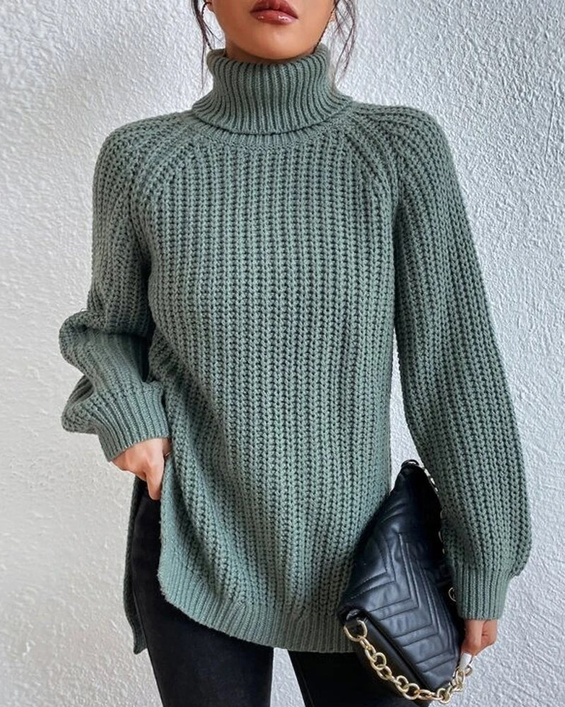 Beatrice | Women Winter Ribbed golf sweater