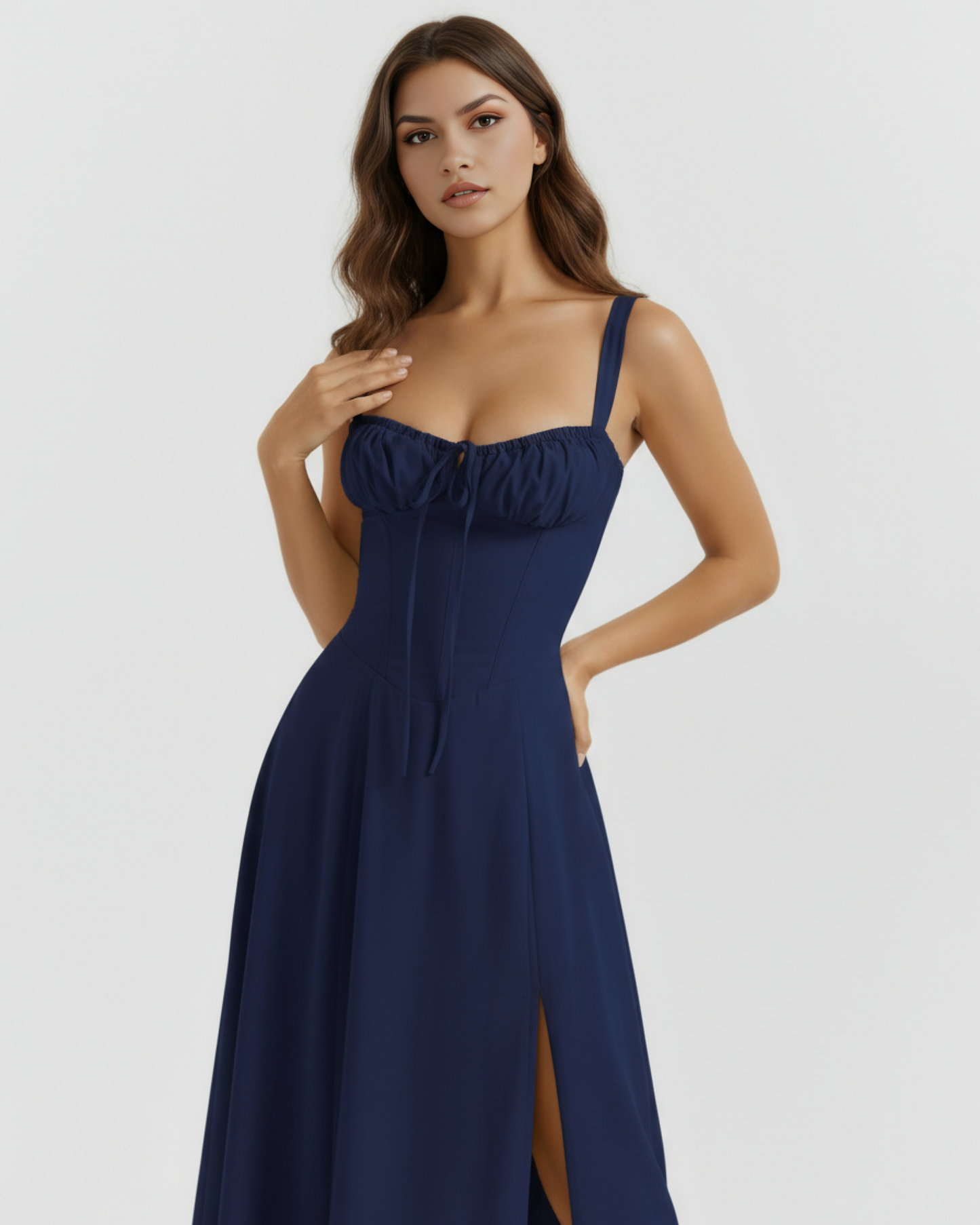 Aurora™ – Romantisk Sommer Midi Kjole