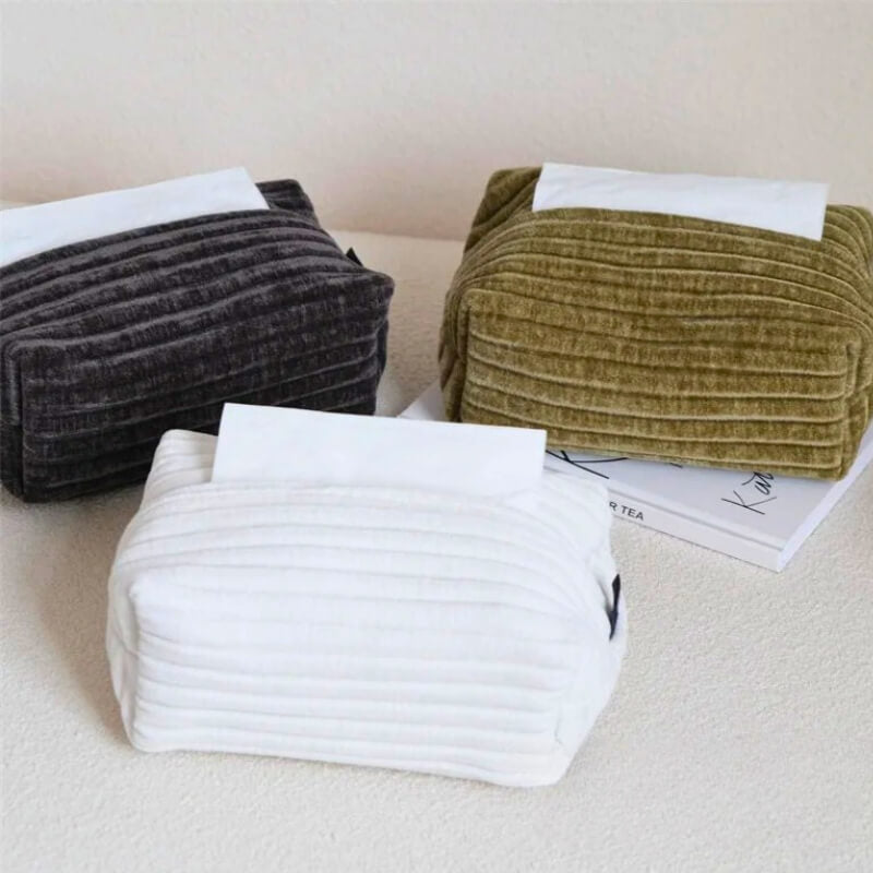 Chelsea Corduroy Tissue Box Cover by JVance®