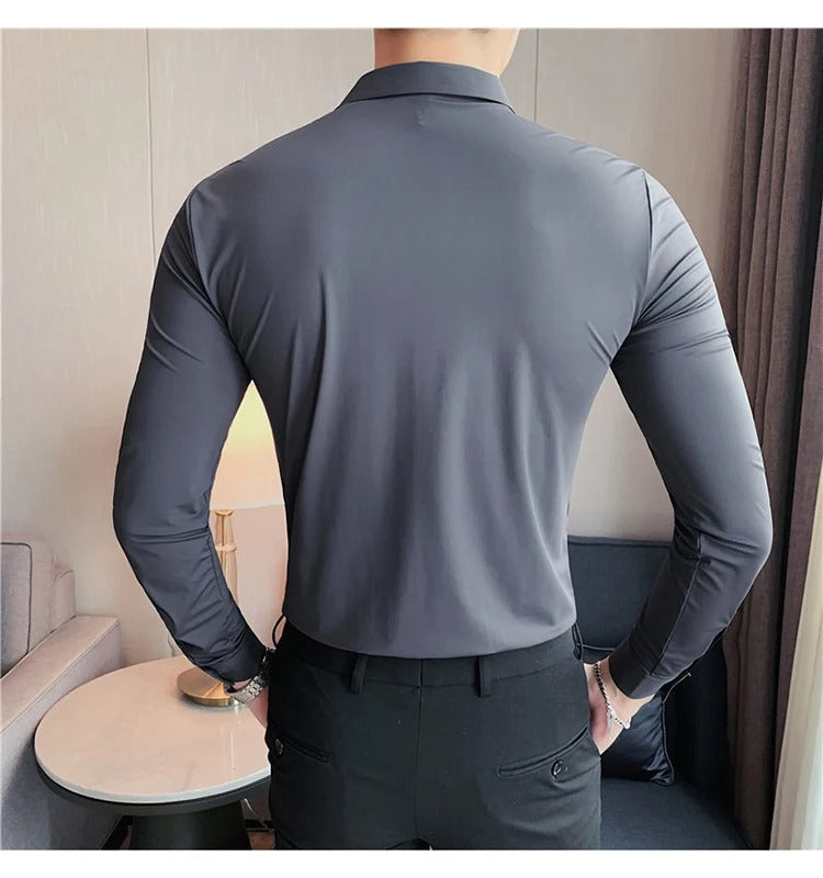 Havspärla® Collection - Elastic & Seamless Shirts for Men