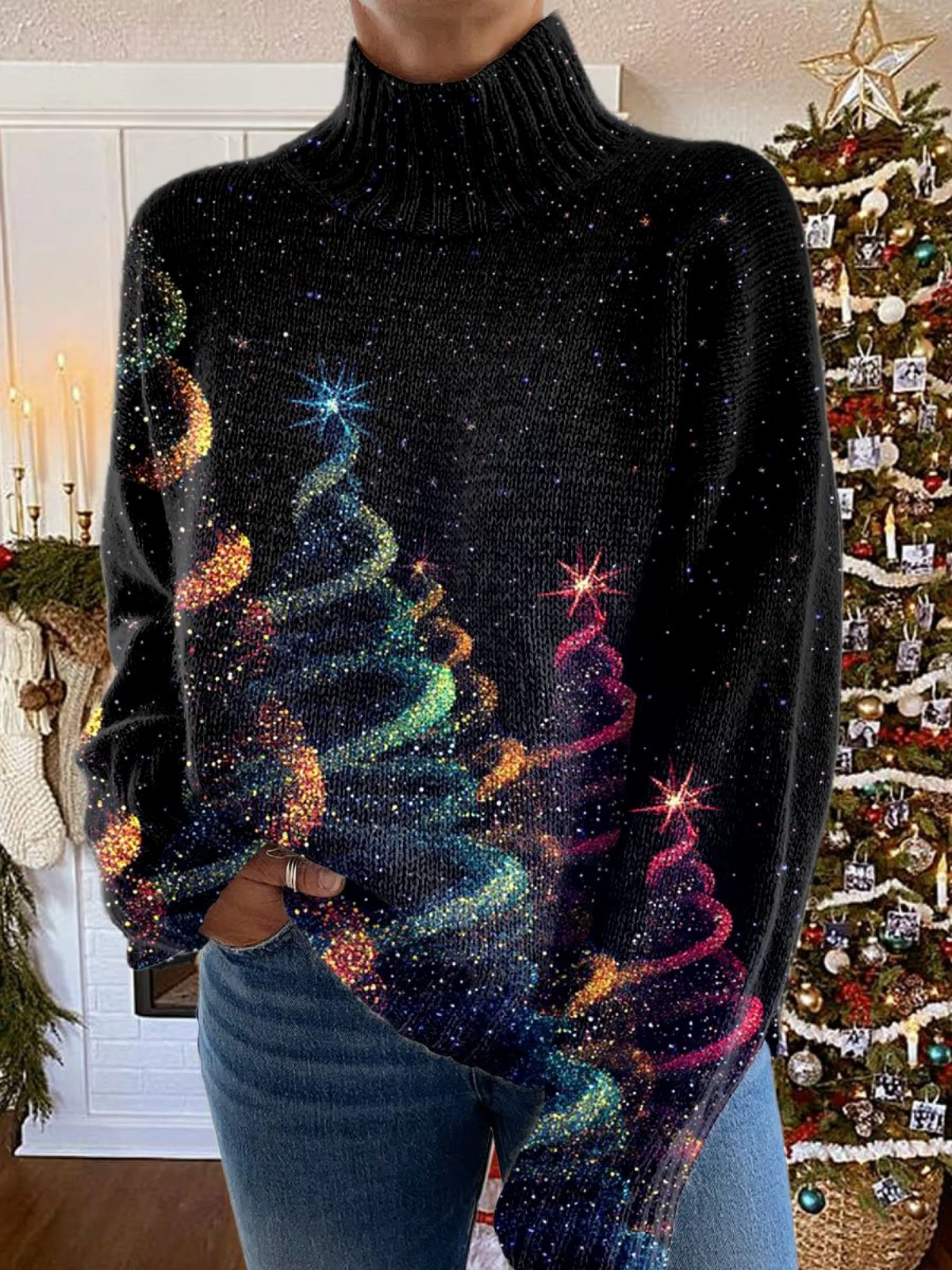 Arianna – Le Pull Col Roulé Artistique