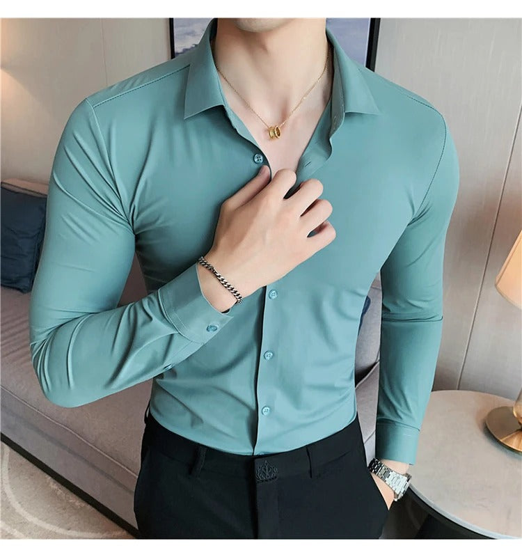 Havspärla® Collection - Elastic & Seamless Shirts for Men