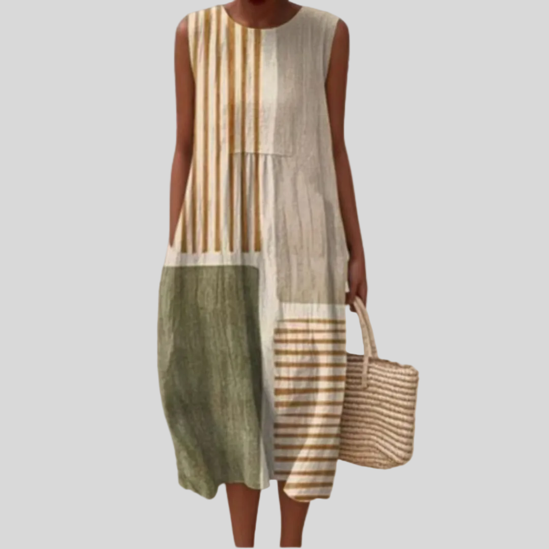 Robe d’Été Confortable Sans Manches