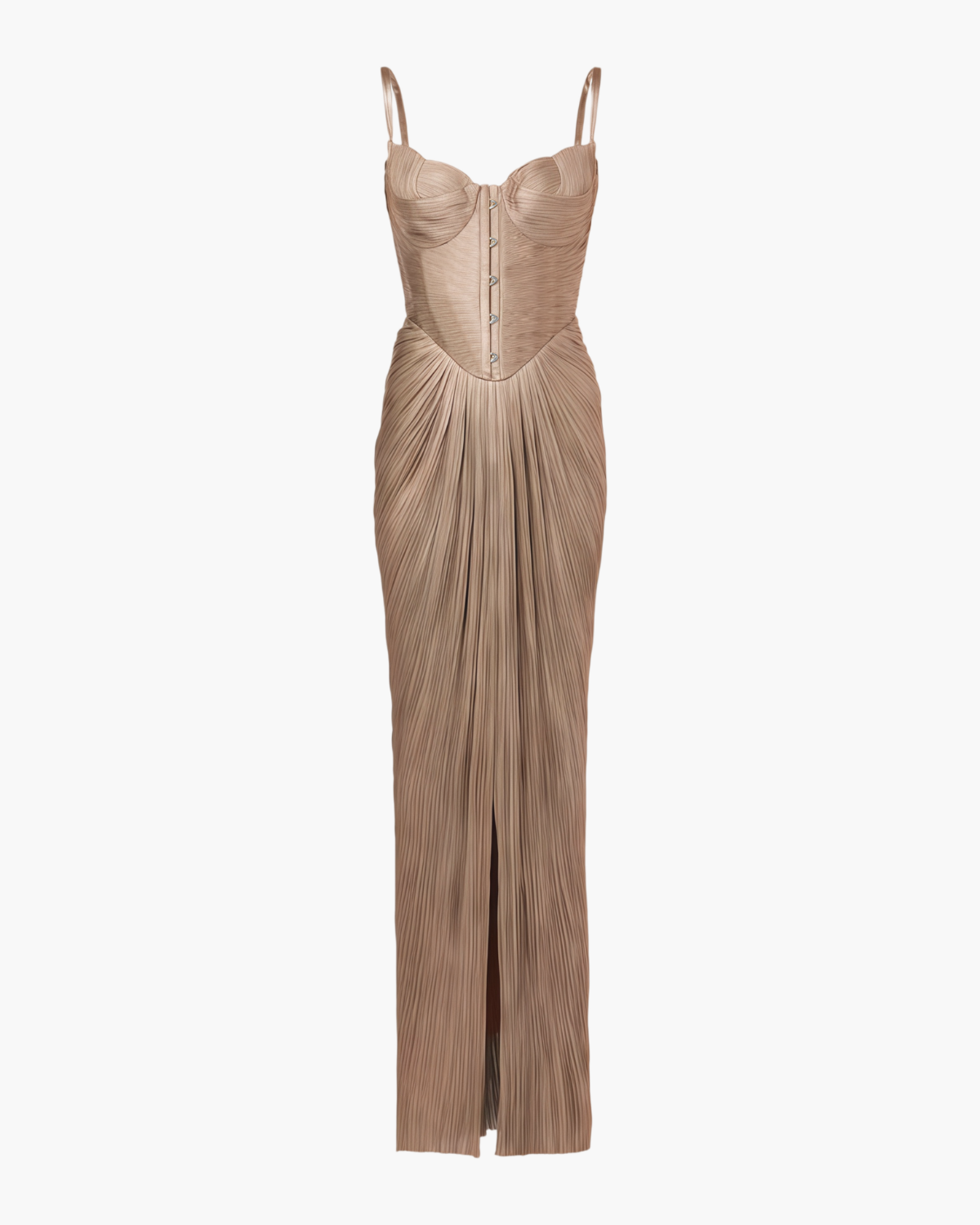 Plissiertes Maxikleid Cléophée