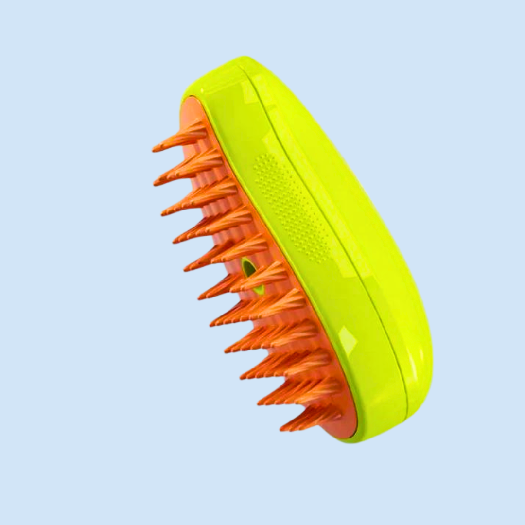NylaTails Pet Hair Steam Brush
