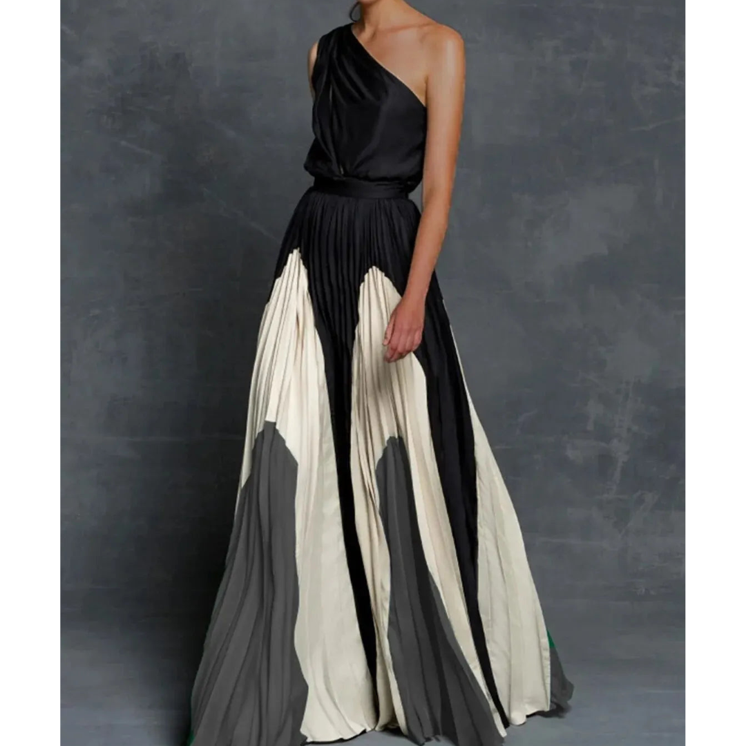 Bella | Women Artistic na jedno ramię Long dress