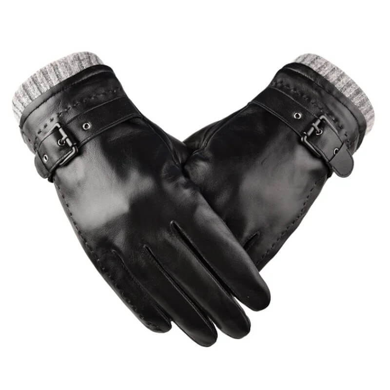 Polaralu by skörten® Sweden: Touch-Compatible Fur-Lined Sheepskin Gloves
