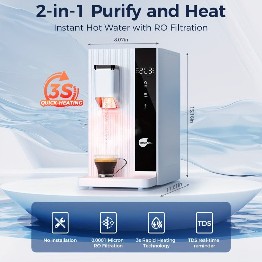 Healthfirst® Dr.Waterfirst 5 Stage RO with UV Water Purification System. Taste Purity. Taste Health. Taste Life & Lifespan. Taste the Difference!