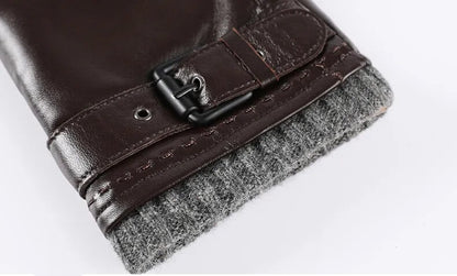 Polaralu by skörten® Sweden: Touch-Compatible Fur-Lined Sheepskin Gloves