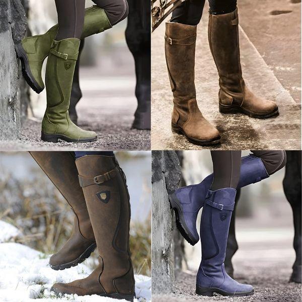Keshia - Waterproof Leather Boots