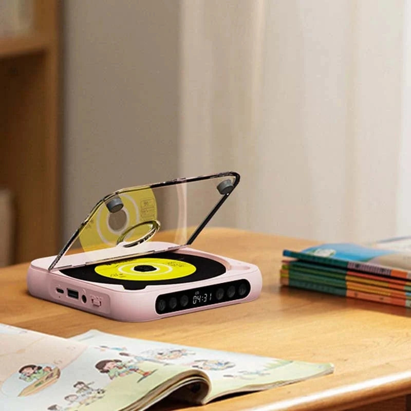 SoundWave – Portable Bluetooth CD player with LCD screen