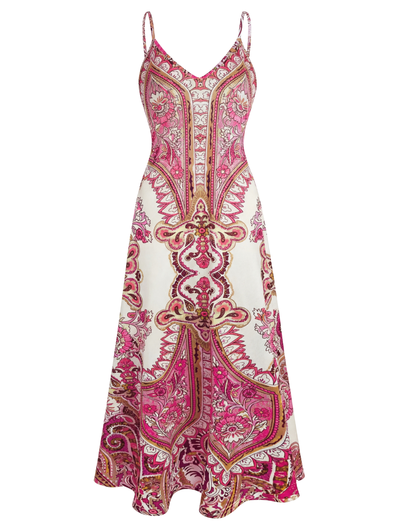 Amelia - Boho Floral Sleeveless Dress