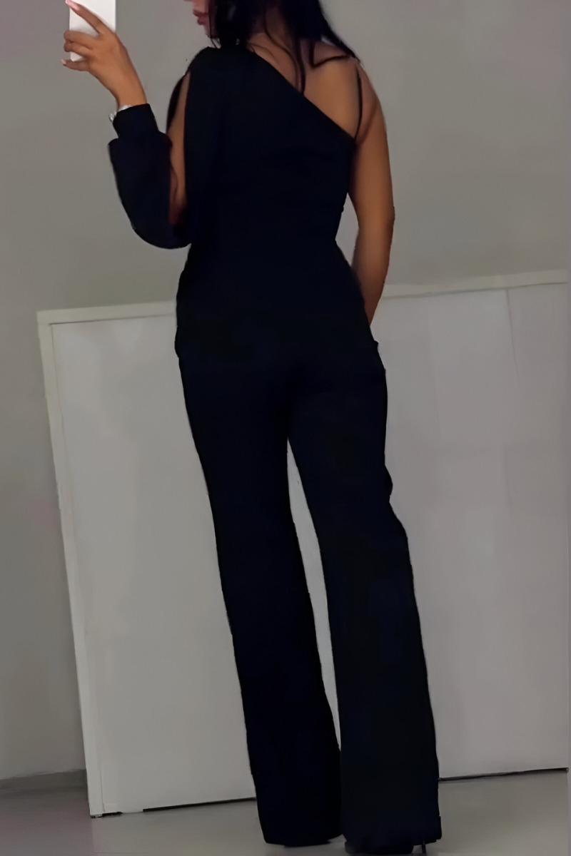 Ines | Trendy jumpsuit with wide legs for a stylish, effortless look