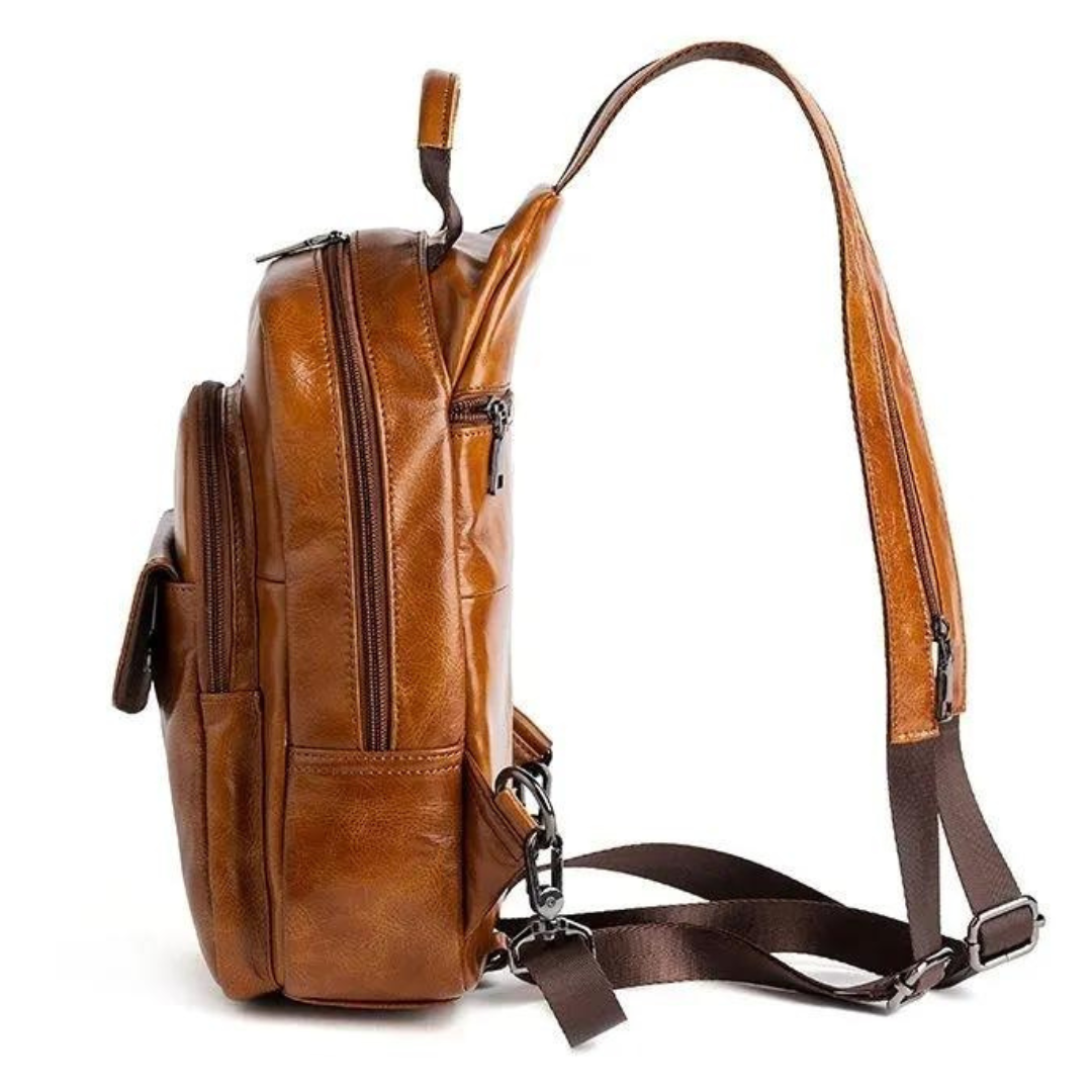THE BULL Genuine Leather Multifunctional Backpack