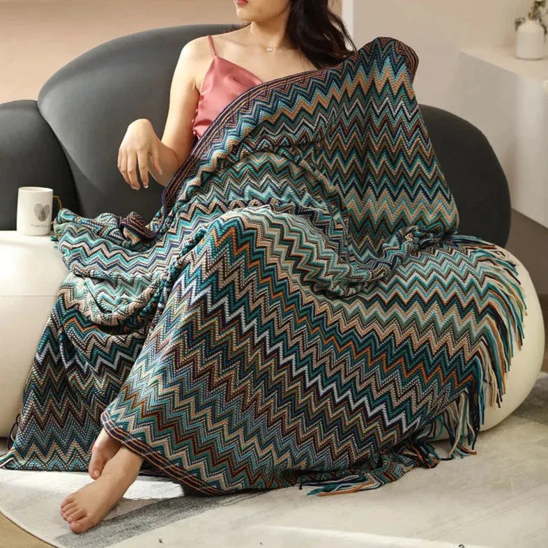 BohoDreams Woven Throw Blanket