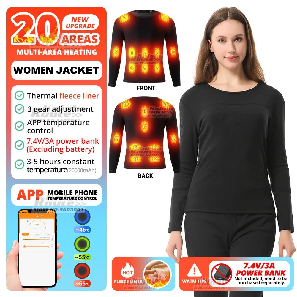 Lavawear: The World's First App Controlled Heated Thermals - Designed by JesseVance Solinberg R&D Labs GmBH. Marketed Sold by JesseVance NYC
