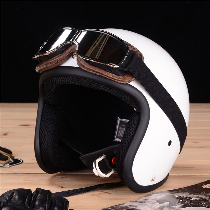 Vintage Leren Motorbril – RiderEdge