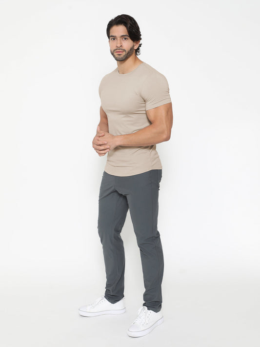 KYAN Flat-Hem Shirt Korte Mouwen