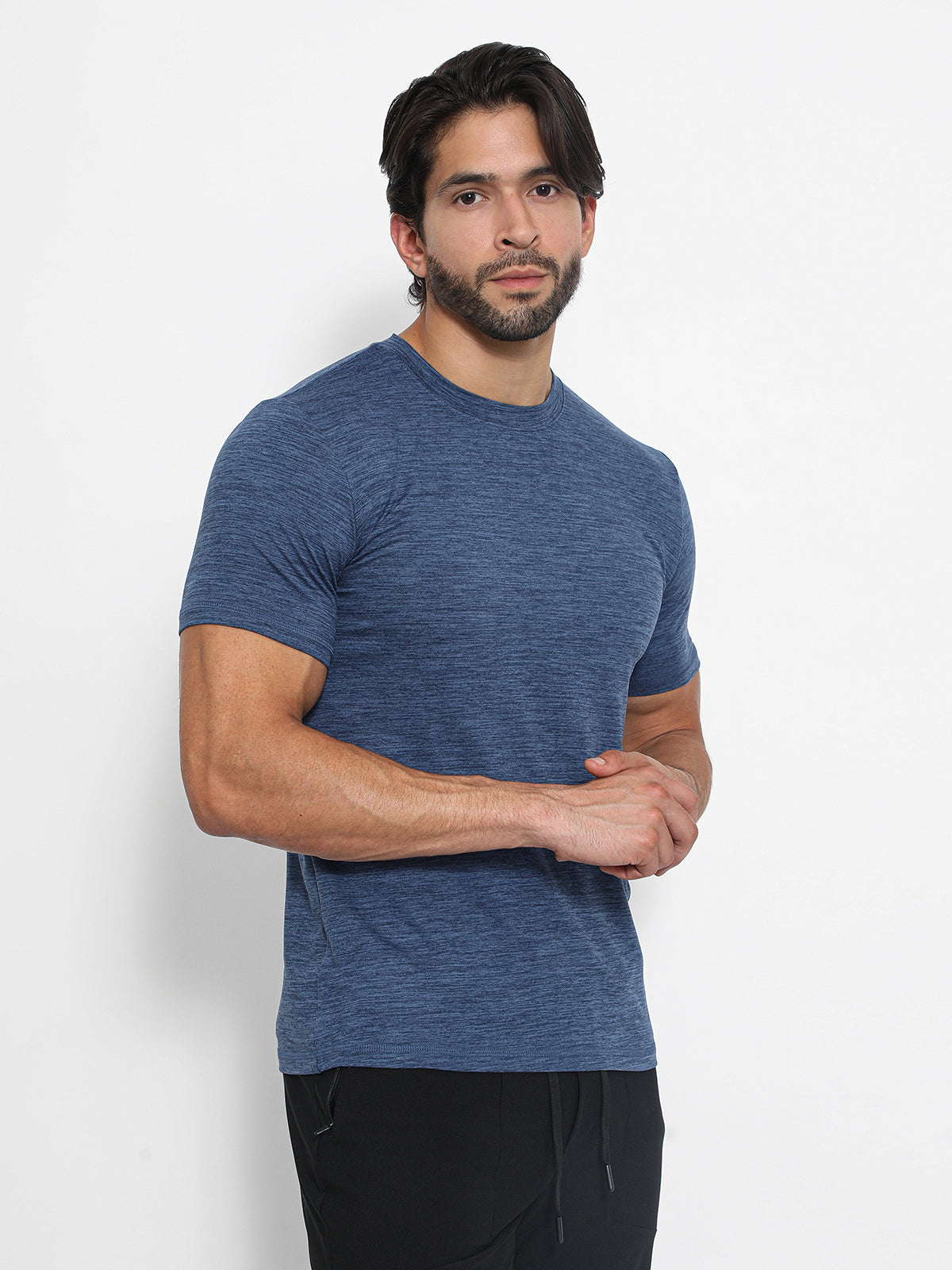 XAND Curved-Hem Shirt Korte Mouwen