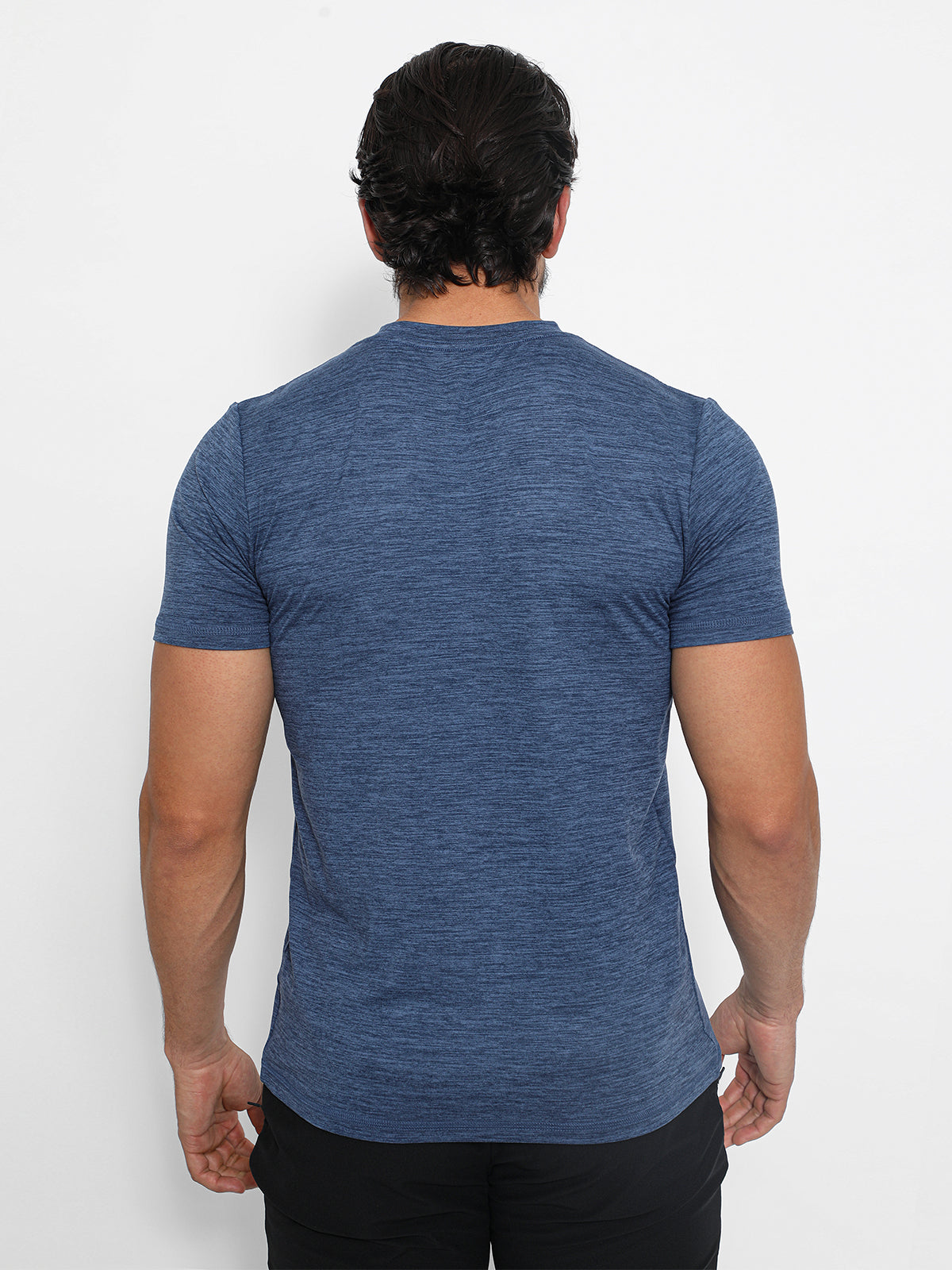 XAND Curved-Hem Shirt Korte Mouwen