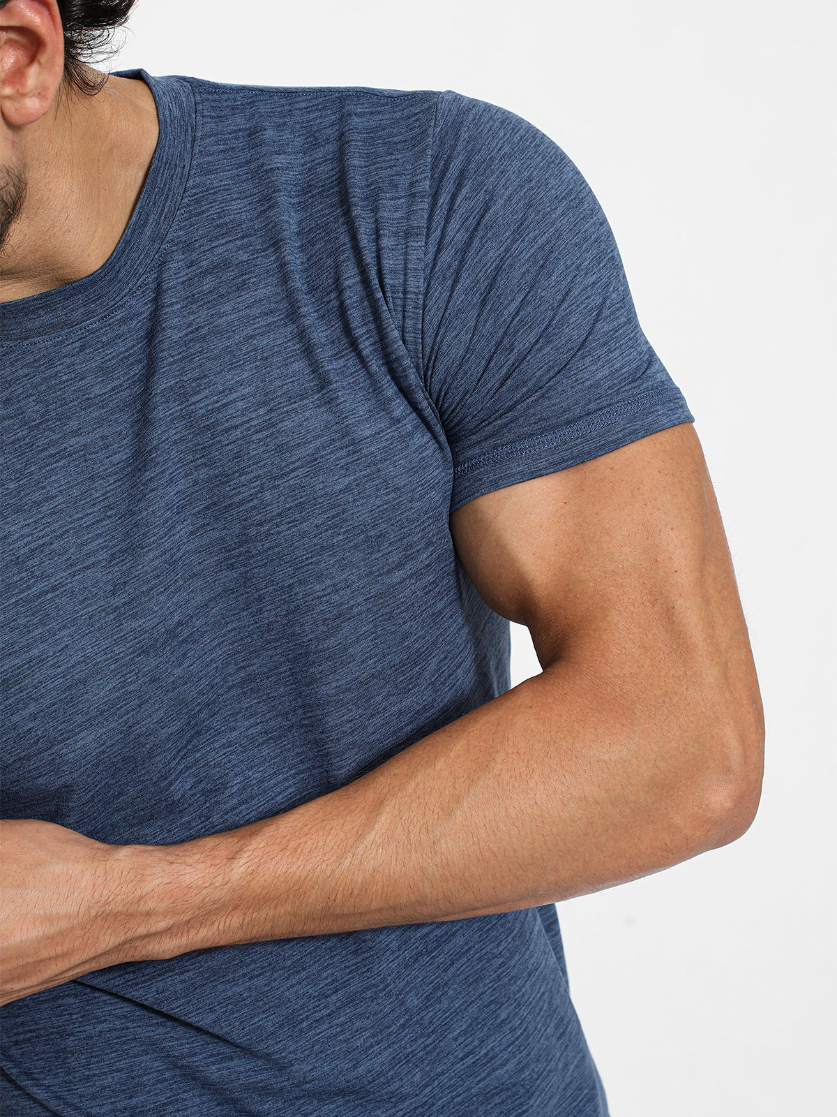 XAND Curved-Hem Shirt Korte Mouwen