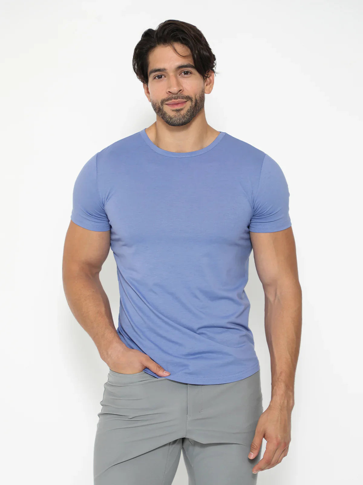 KYAN Flat-Hem Shirt Korte Mouwen