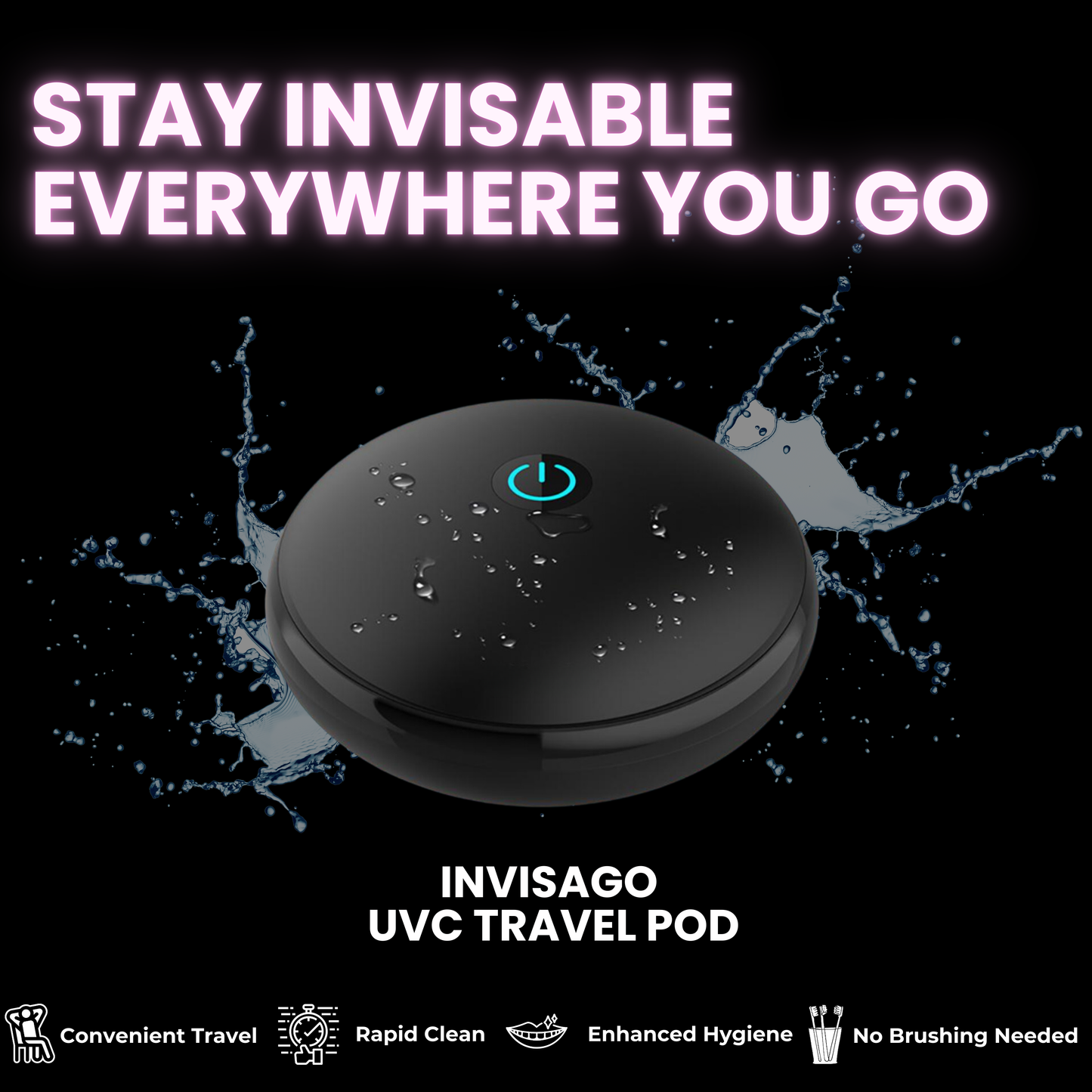 InvisaGo™ UVC Travel Pod