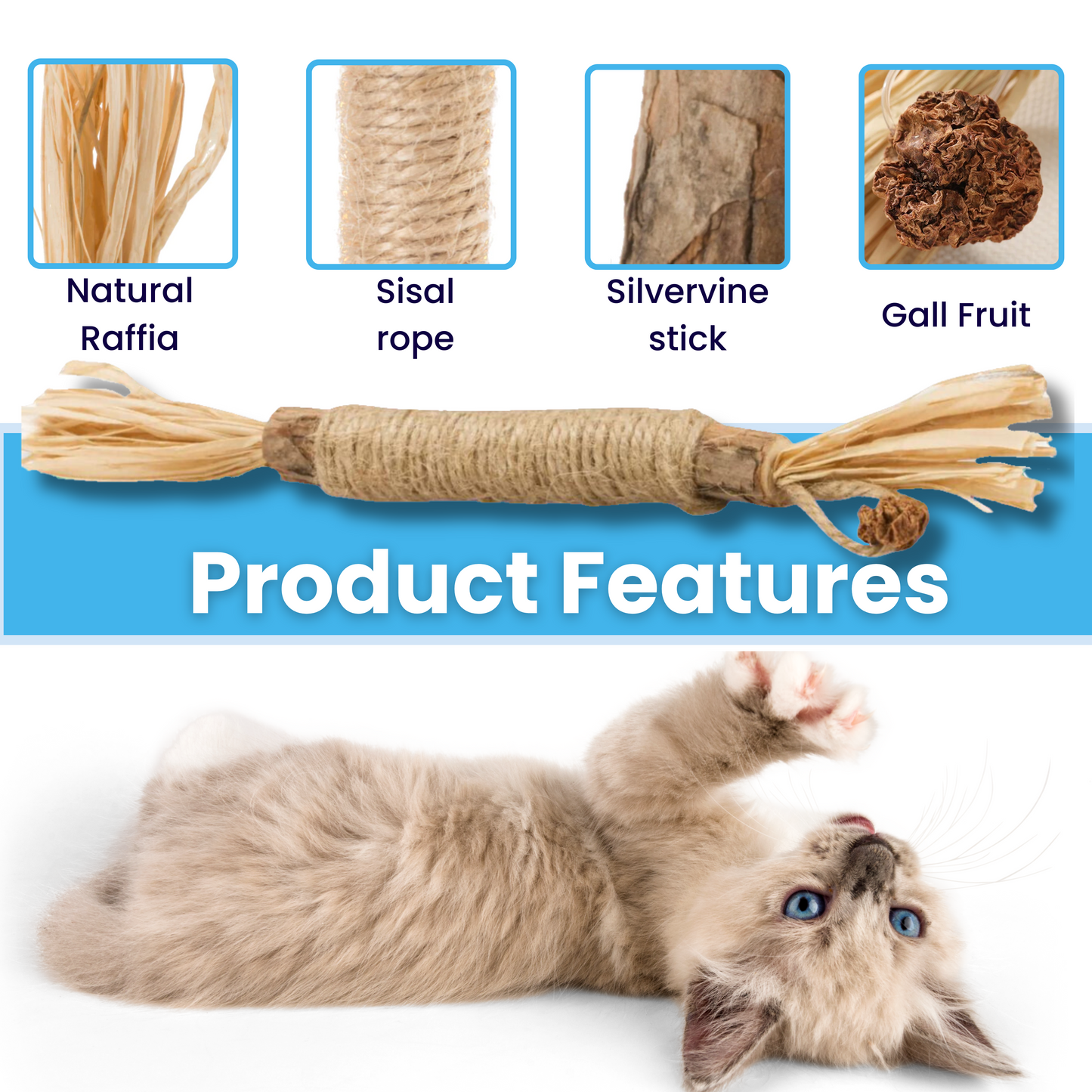 NylaTails® Silvervine Dental Sticks (Copy)