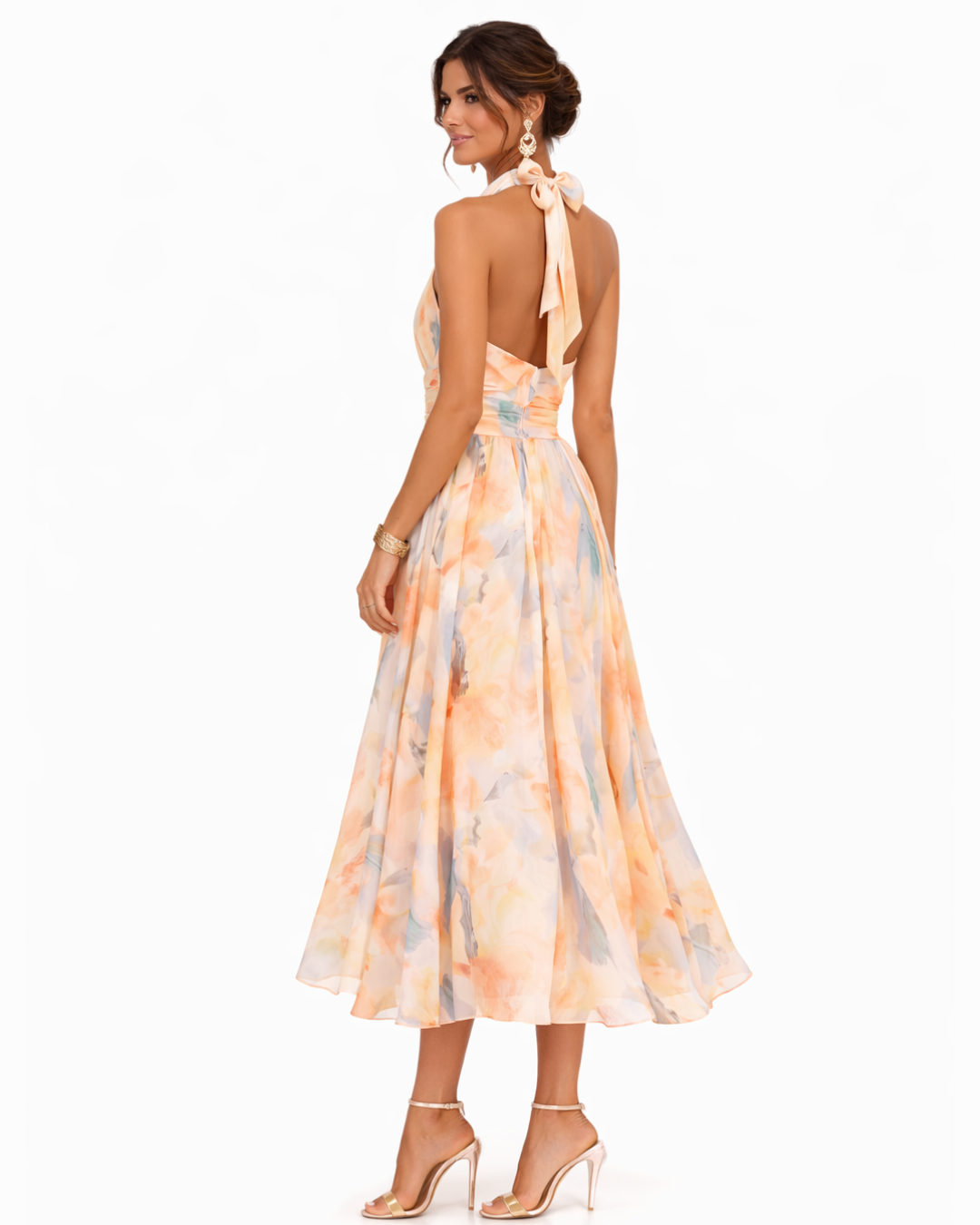 Ulani - Leichtes Maxikleid mit Neckholder
