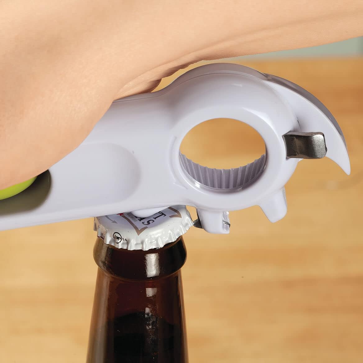 CanDo® Opener – Made in the USA: The Ultimate 6-in-1 Multifunctional Bottle, Jar, Can, Wine, Beer, Lid, Twist-Off, Pull-Tab Opener