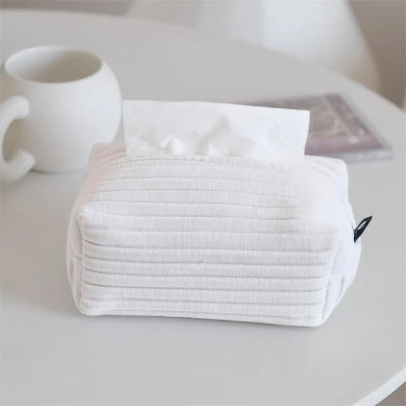 Chelsea Corduroy Tissue Box Cover by JVance®