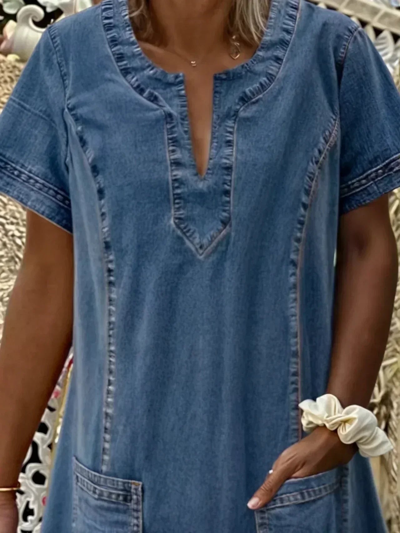 Women Summer Casual Pocket Dress